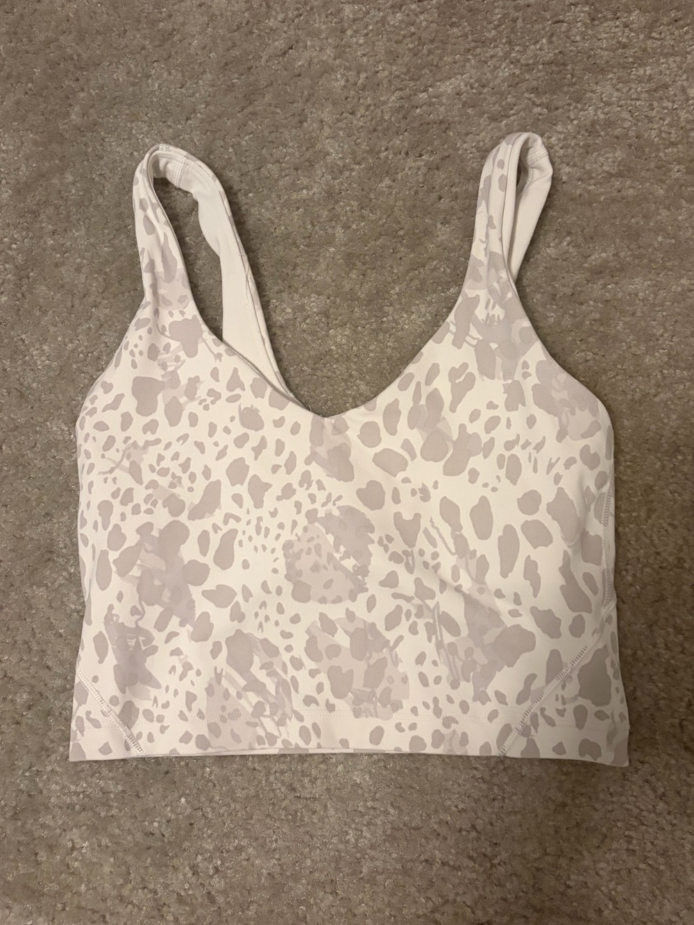 Lululemon Align Tank Top in Cheetah Camo Antique White Multi